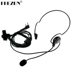 FREZEN 2 Pin микрофон для наушников палец PTT гарнитура для Kenwood для Baofeng Радио UV-5R 777 888 s HYT PUXING высокое качество