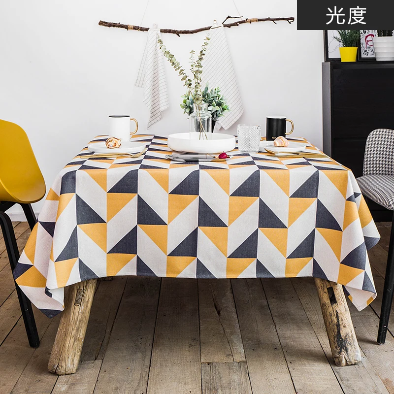 Buy Home tablecloth cloth linen tablecloth mats table mat simple modern