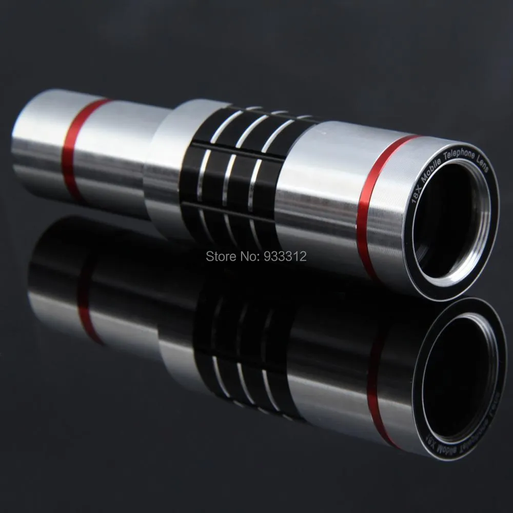 18x Optical Zoom Aluminum Telescope Camera lens + Mount Holder Tripod for IPhone SAMSUNG-A