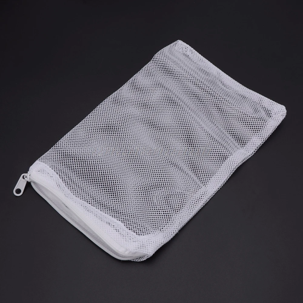 5 Pcs/Set Aquarium Filter Bag Fish Tank Mesh Bag Zipper Net Pond For Bio Ball Active Carbon Isolation Storage 5 Sizes J09 19