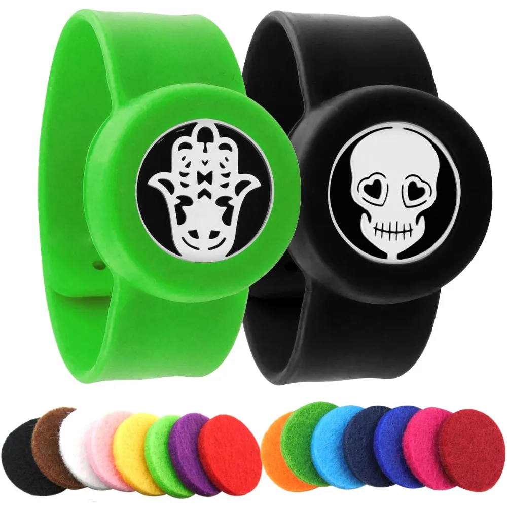 ZP-BS912-0 Silicone Diffuser Locket Bracelet-8