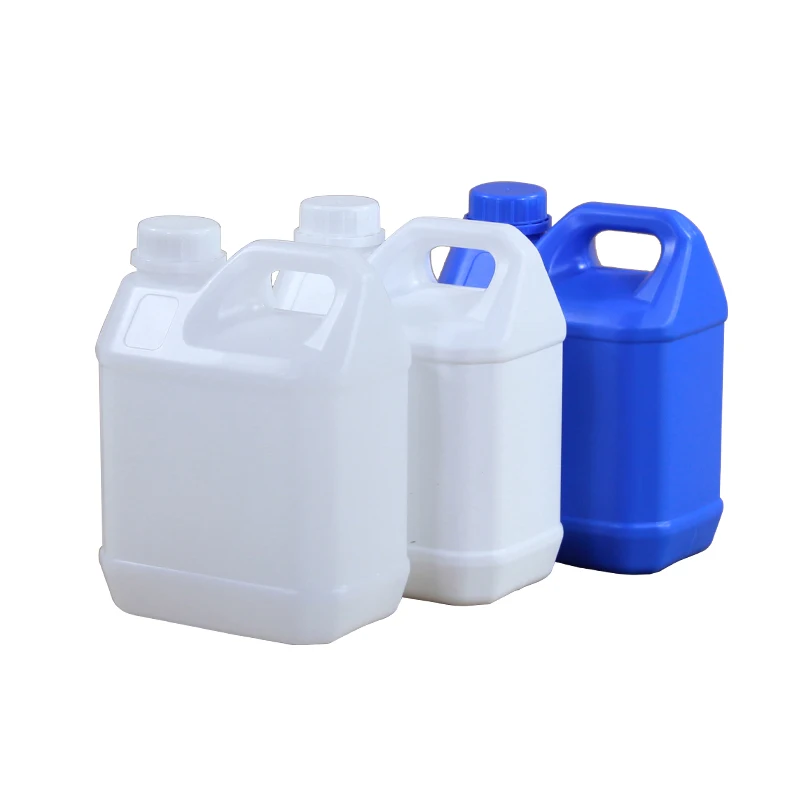 2L مربع البلاستيك زجاجات مع غطاء برغي الغذاء الصف HDPE أوعية الحفظ النبيذ النفط حزمة الحاويات الكيميائية المذيبات برميل