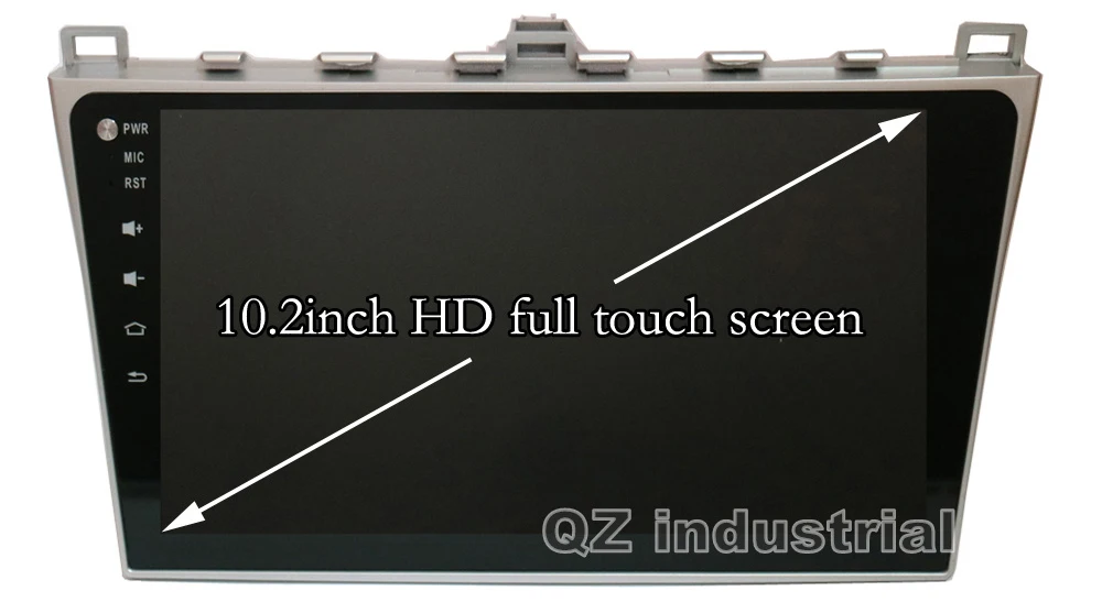 Flash Deal QZ industrail HD 10.2" 8core Android 8.1 T8 for MAZDA 6 Car DVD Player 2012-2014 with 3G 4G GPS WIFI BT Radio Navi SWC RDS Map 2
