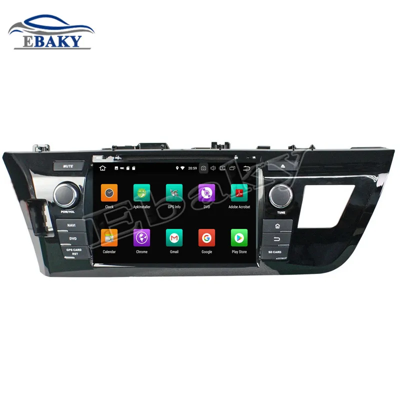 Discount NaviTopia 8inch 4GB RAM 64GB ROM Octa Core Android 9.0 Car Radio Player For Toyota LEVIN 2014 with Mirror Link/GPS Navigation 2