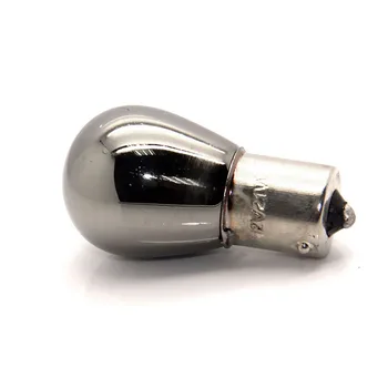 

2017 hot sale item 10pcs/lot SILVER CHROME AMBER REAR INDICATOR BULBS 581 BAU15S PY21W TURN SIGNAL S25 12V