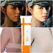 LAMILEE SPF50+ Sunscreen Cream Waterproof Sunblock Foundation Whitening Isolation Moisturizing Oil Control Face Skin Care Cream