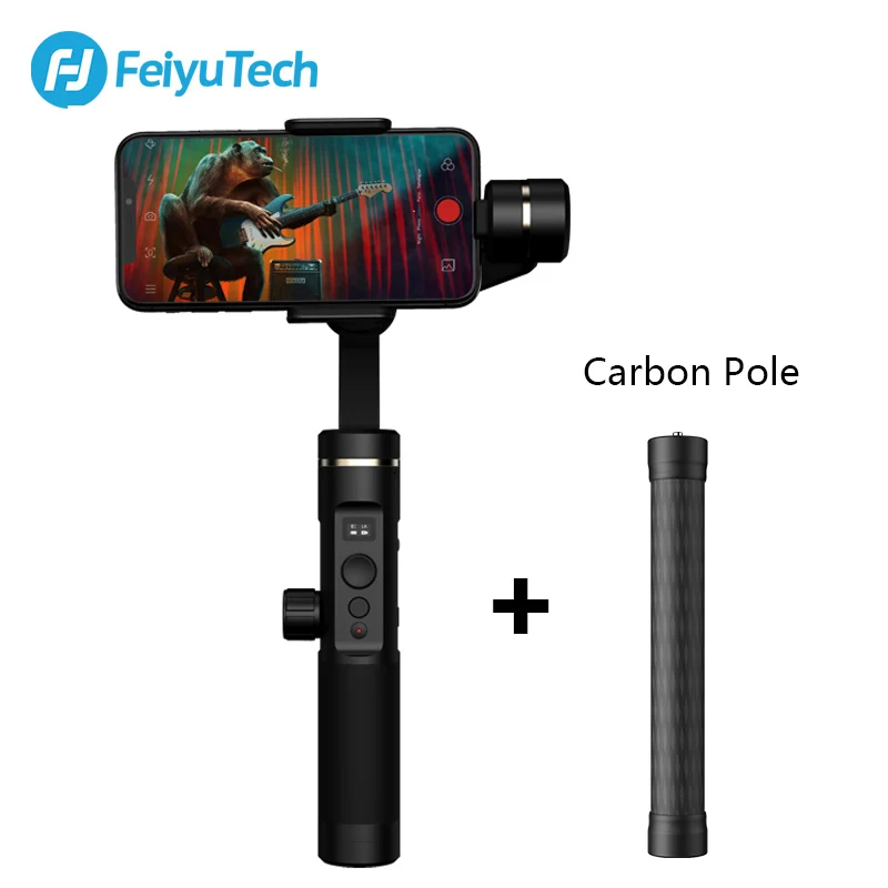 US $304.71 FeiyuTech SPG2 Set 3Axis Handheld Gimbal Stabilizer For Smartphone IPhone X 8 7 OPPO Samsung ViVO Phones With Pole And Tripod