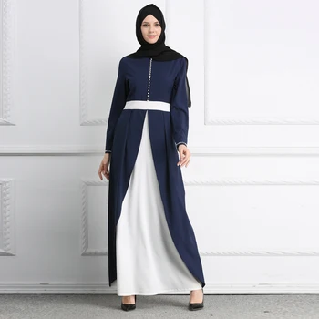 

Pearls Abaya Dubai Islam Hijab Muslim Dress Caftan Qatar Jilbab Robe Moroccan Kaftan Abayas For Women Turkish Islamic Clothing