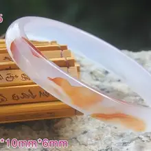 Браслет из натурального агаоа прозрачная текстура и красивые благородные модные модели дикие