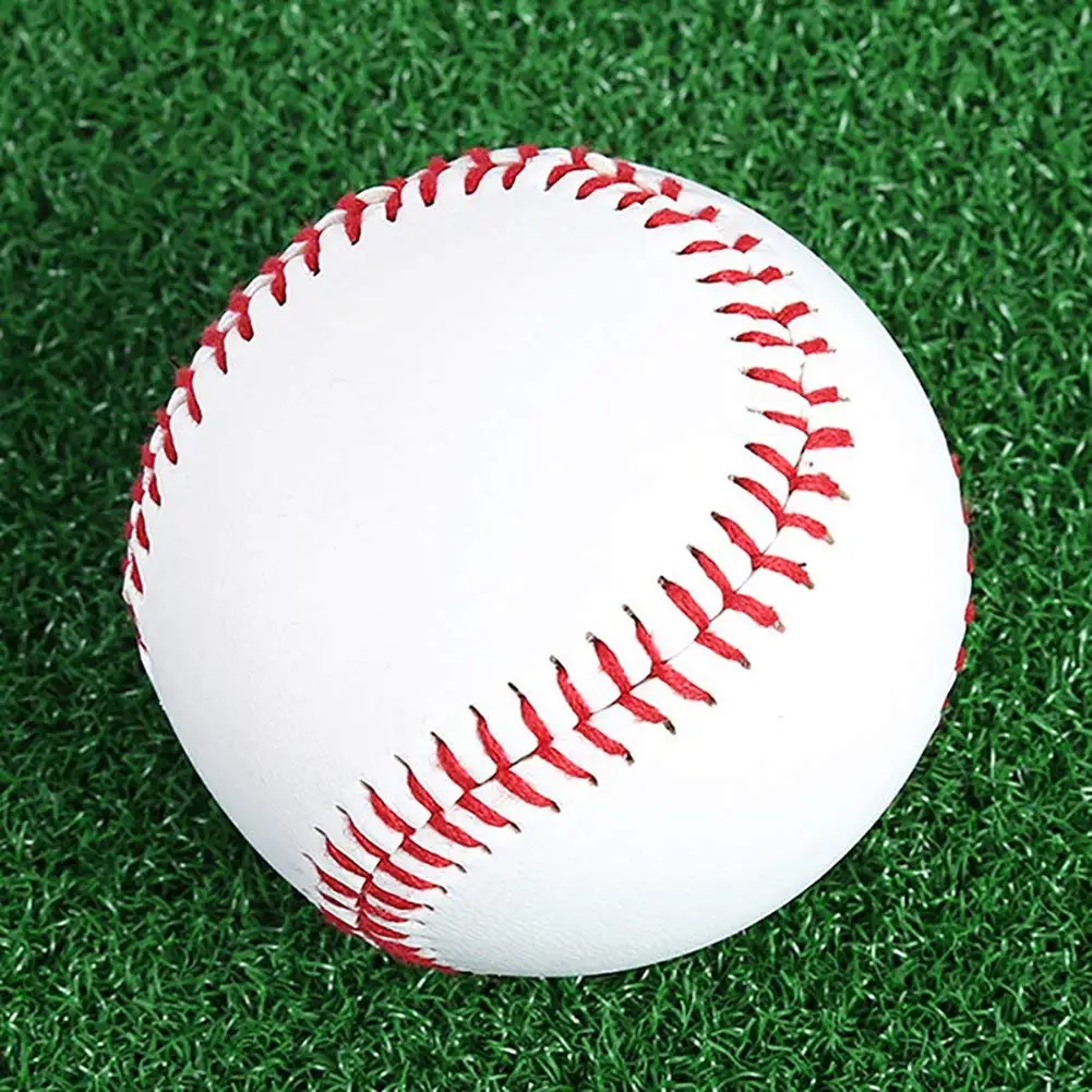 Тренировочные бейсбольные мячи, уменьшенные ударные защитные бейсбольные мячи, стандартные 9 дюймов Взрослые Молодежные кожаные покрытые