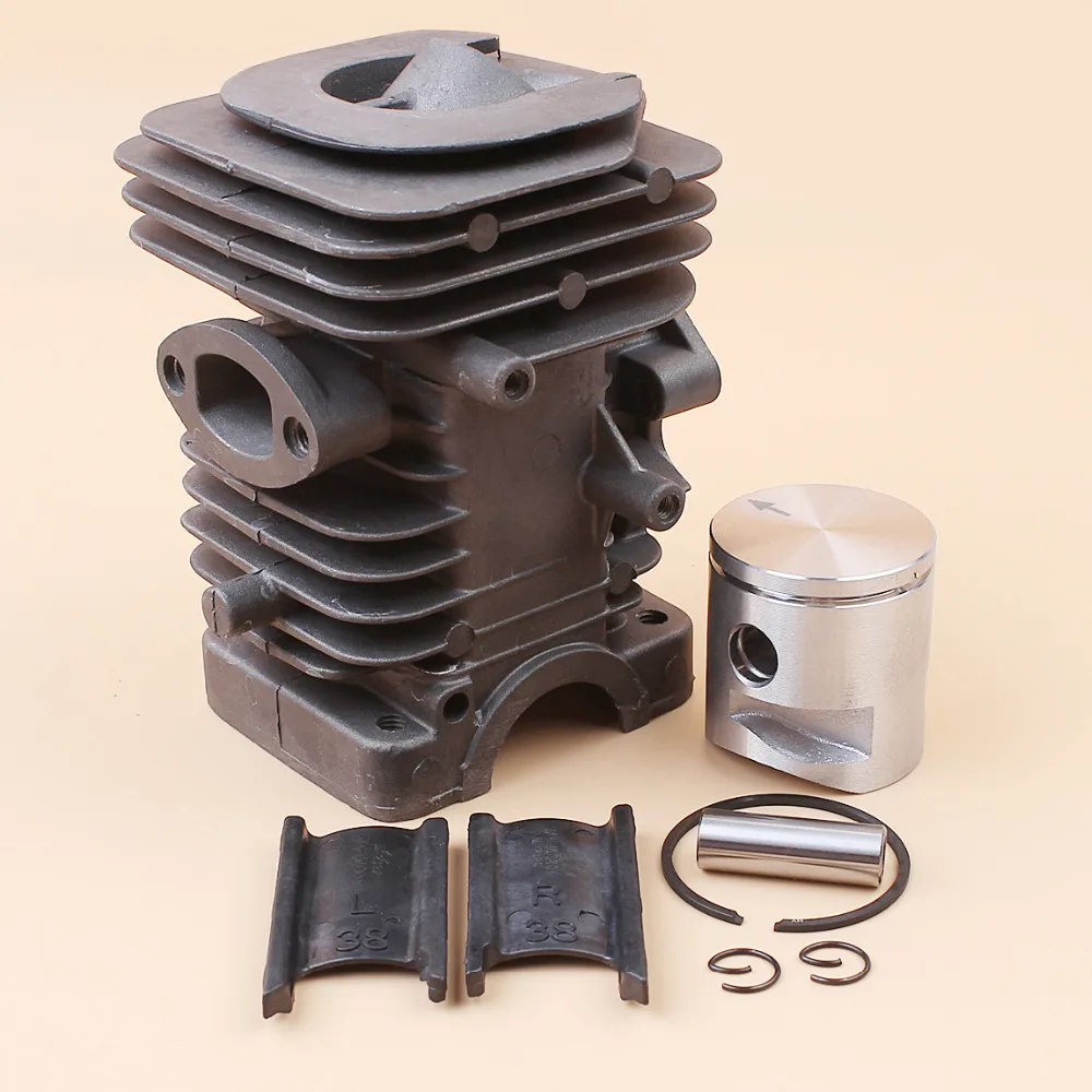 39mm Cylinder Piston Kit Fit HUSQVARNA 235 236 236E 240 240E Chainsaw 10mm Pin Engine Motor Parts #545050417