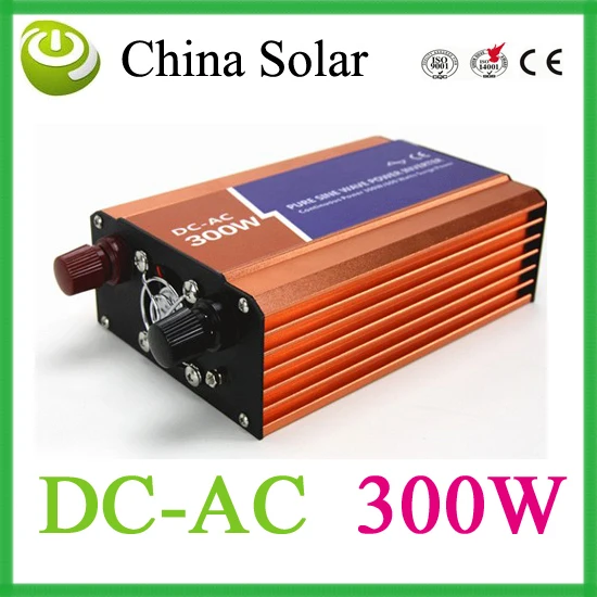

300W Pure Sine Ware Inverter DC12/ 24V to AC 110V or 220V