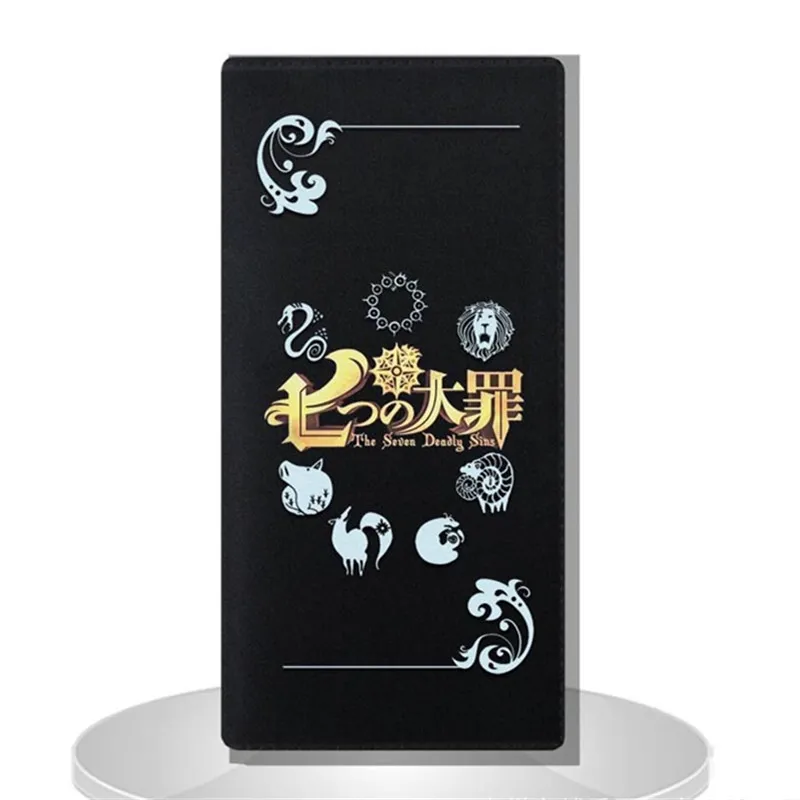 

Free Shipping Student Long Wallet Cool Cartoon Anime Purse The Seven Deadly Sins Billfold Gift Moneybag with Cards Holder