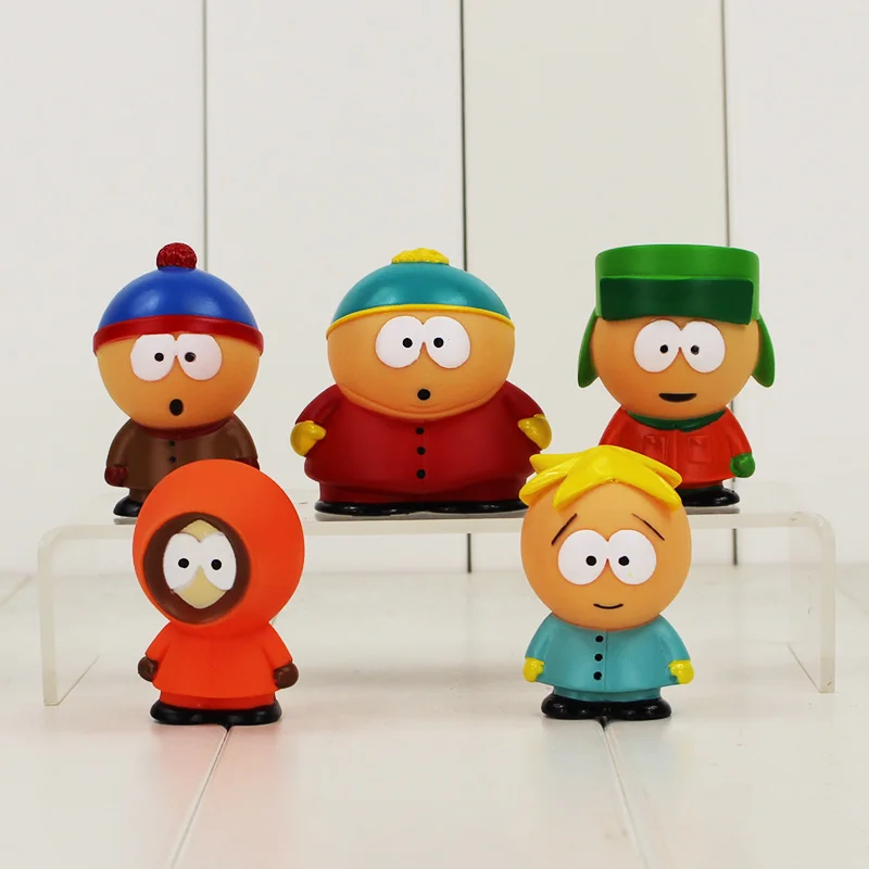 South Park PVC Figure Doll Toy Model Dolls Baby Toys 5pcs set Free Shipping