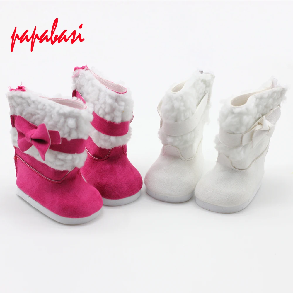 Stylish 18 Inch Doll Boots Fits 18 Inch American Girl Dolls More Suede Style Boots W