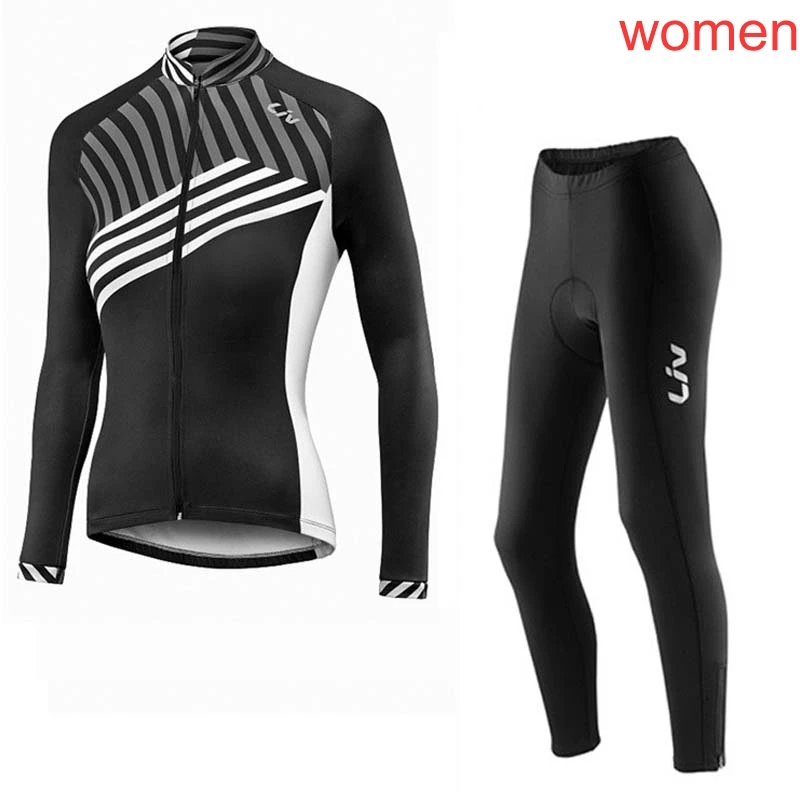 2018 ليف إمرأة طويلة الأكمام الدراجات جيرسي الملابس الدراجة MTB uniformes دراجة قميص مريلة/فستان أطفال مع سروال داخلي مايوه Ciclismo موهير L1102 2018 ليف إمرأة طويلة الأكمام الدراجات جيرسي الملابس الدراجة MTB uniformes دراجة قميص مريلة/فستان أطفال مع سروال داخلي مايوه Ciclismo موهير L1102