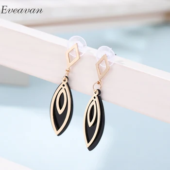 

EUEAVAN 5 Pairs New Fashion Teardrop Long Drop Dangle Earrings Designed For Women Ladies Delicate Jewelry Accessory