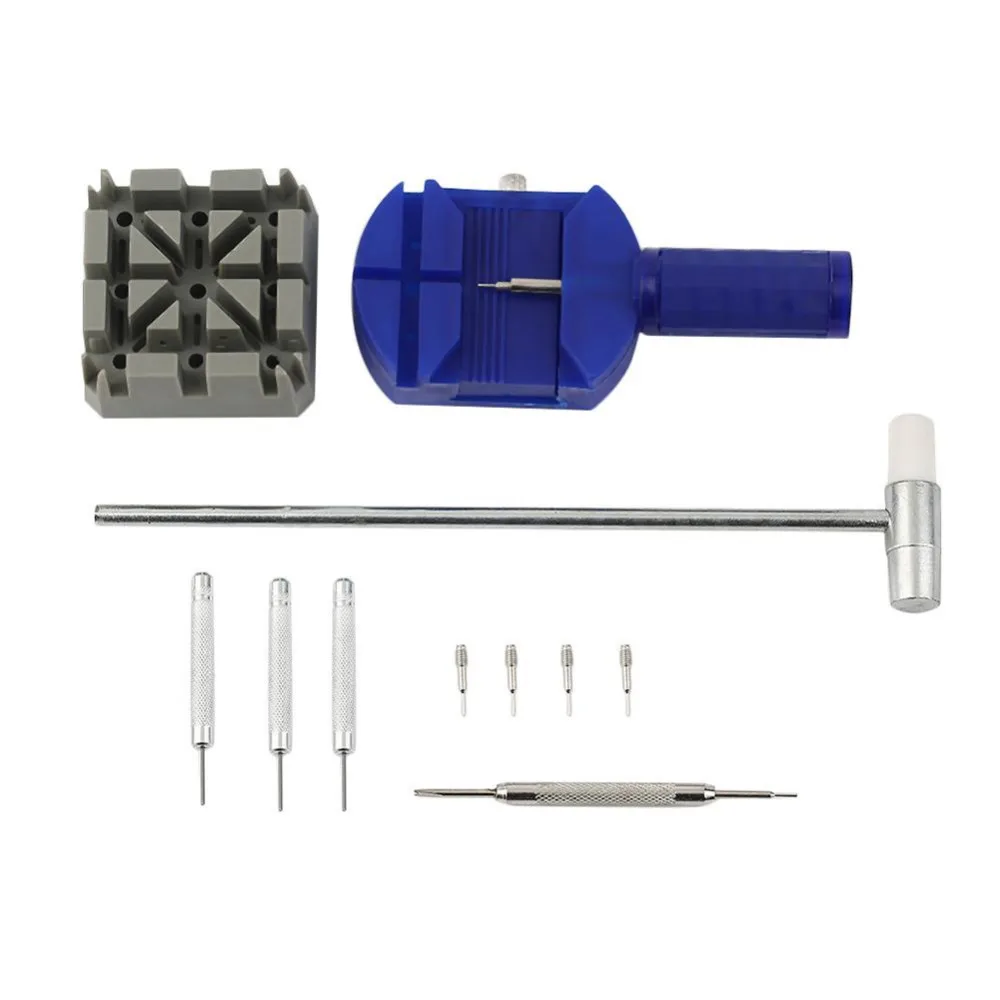 

Universal 11Pcs/set Watch Band Pin Remover watch chain bracelet regulator Wristwatch Link watchband Adjuster Repair Tool kit