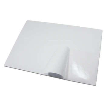 

8 Sizes A4 Kraft Paper Matte White Square Right Angle Stickers Self Adhesive Grocery Gift Shipping Label Printing Paper Labels