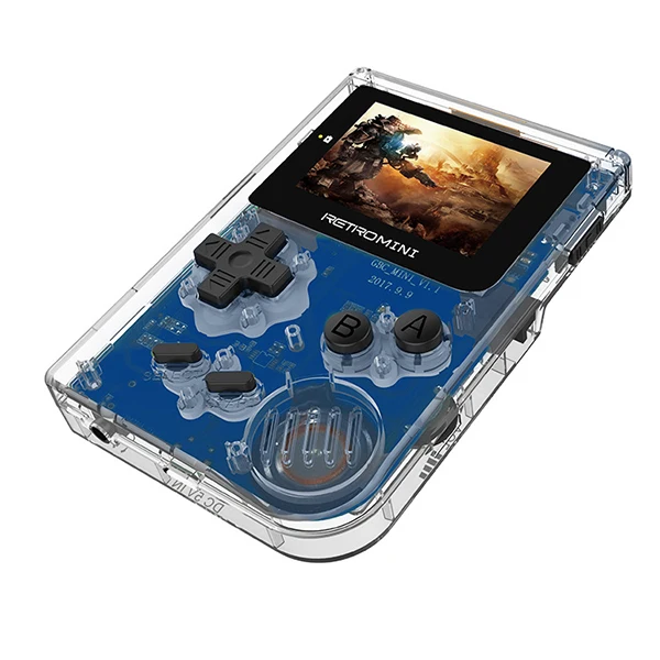 transparent white Coolbaby Ретро игровая консоль 32 бит портативные игровые мини-плееры Встроенный 169 для GBA классические игры Подарочная игрушка для детей - Цвет: transparent white