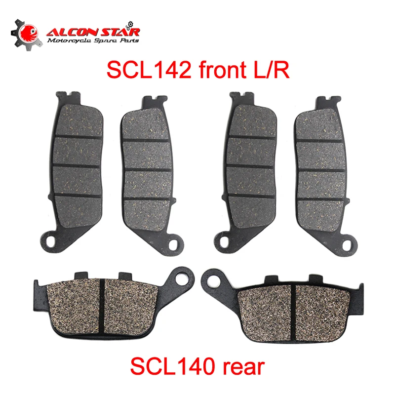 

Alconstar-для Honda CBR250R CBR 250 R 1990 1991 1992 1993 1994 мотоциклетные передние правые/левые тормозные колодки и задние тормозные колодки в комплекте