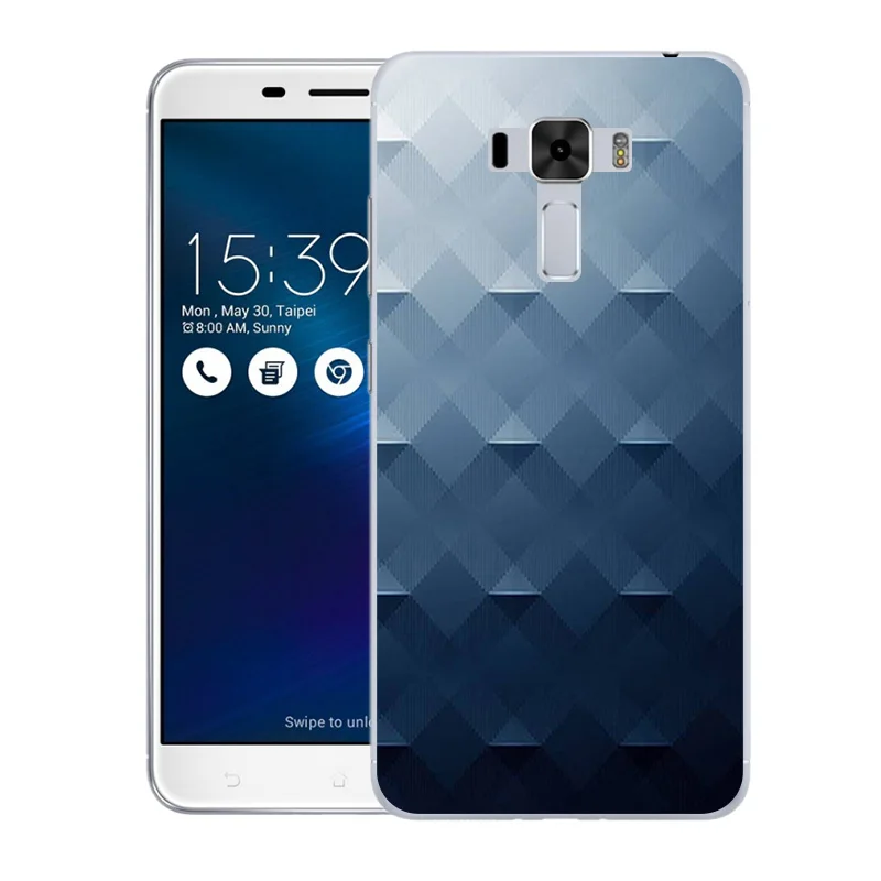 Мягкий защитный чехол для Asus Zenfone 3 Laser ZC551KL квадратная Силиконовая задняя крышка с