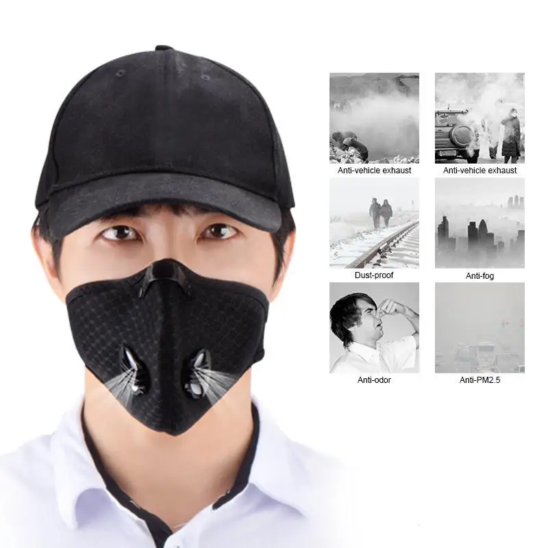 

New Cycling Mask Men Women Sport Face Masks Smog Anti Pollution Anti Dust mascara ciclismo bisiklet maske MTB Bicycle Mask U2