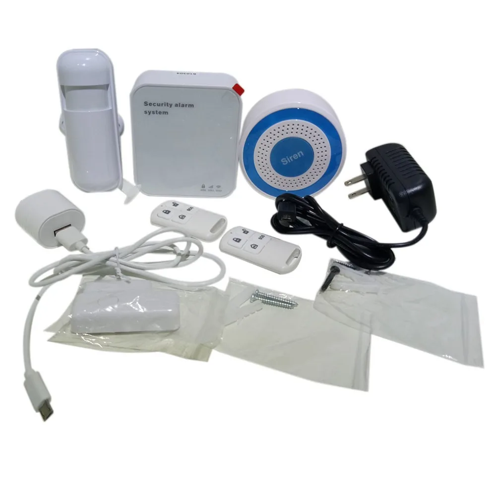 

PN-602 High Quality Smart Wireless Wifi GSM GPRS Dual Network Alarm System Home Security Alarm Detector System