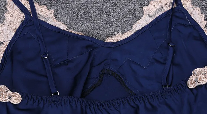 Новые модные роскошные кружево Шелковый пижамный комплект Лето Осень Костюмы для женщин Спагетти ремень пижамы длинные брюки девоч
