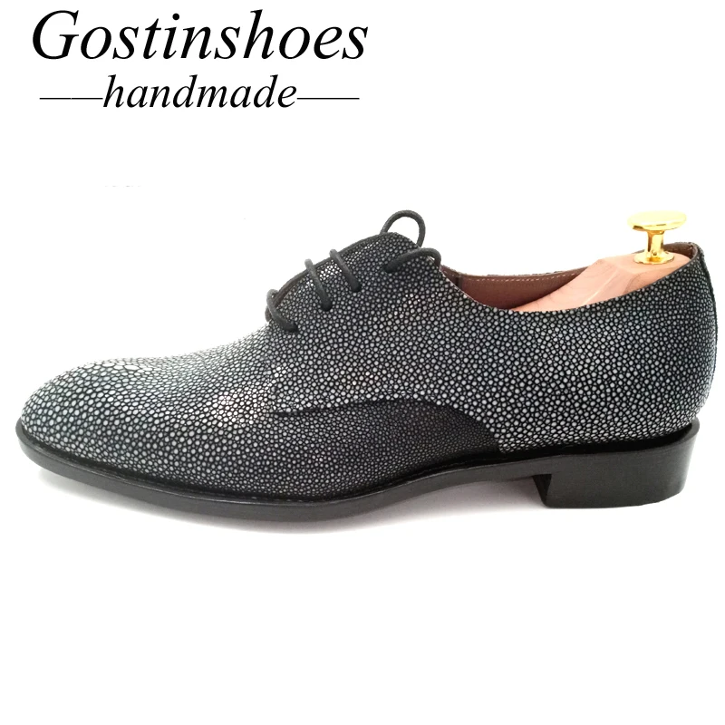Goodyear/Роскошные итальянские Мужские модельные туфли в деловом стиле; свадебные туфли в стиле Дерби из натуральной кожи; мужские туфли с острым носком; GSTN2