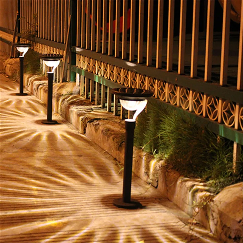 

Luz De LED Solar Panel Lawn Lights New Year Christmas Garland Street Outdoor Garden Lamp Energy Saving Landscape Luminaria Decor