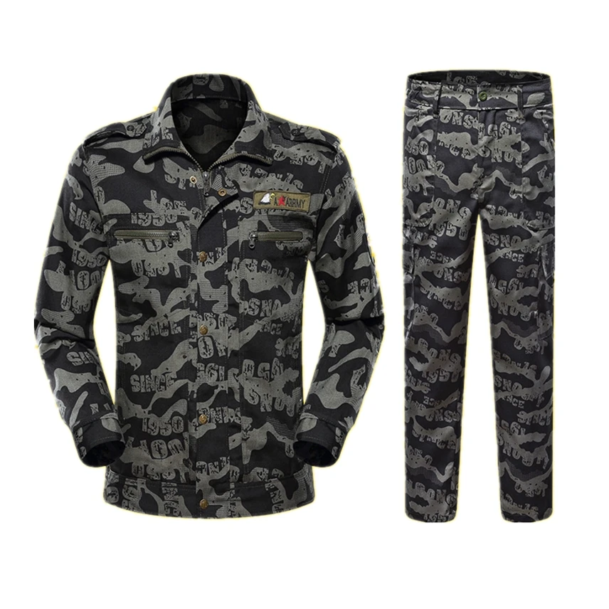 

Military Uniform Snow Camouflage Army Combat Jacket Cargo Pant Uniforme Militar Tactical CS Softair Mens Working Clothes Female