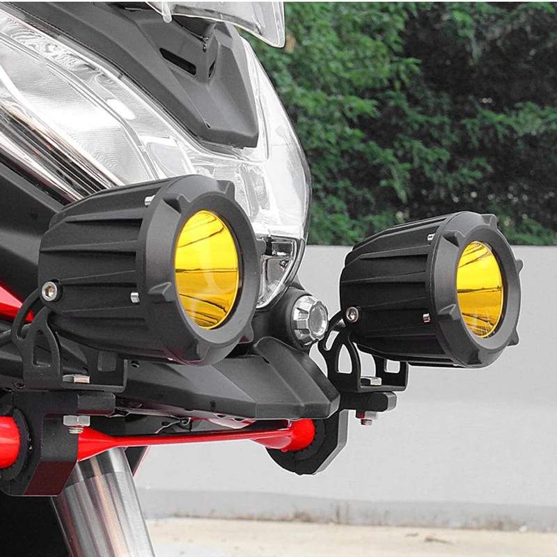 Focos led 2x25 Вт 4x4 аксессуары для ДХО мотоцикла фары дальнего света 4WD противотуманные