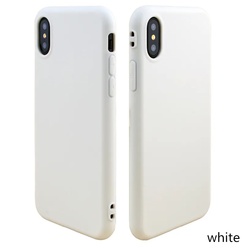 Для iphone X чехол для iphone 7 Чехол для iphone 6 funda силиконовый чехол для iphone 5 5S SE 8plus XR XS MAX чехол 6s 7 plus - Цвет: White