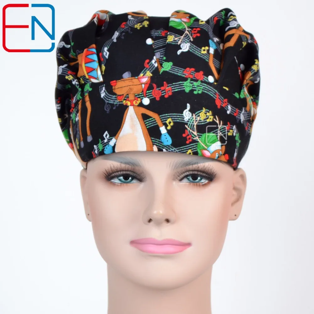 

Women Bouffant Surgical Scrub Medical Chemo Hat/Cap