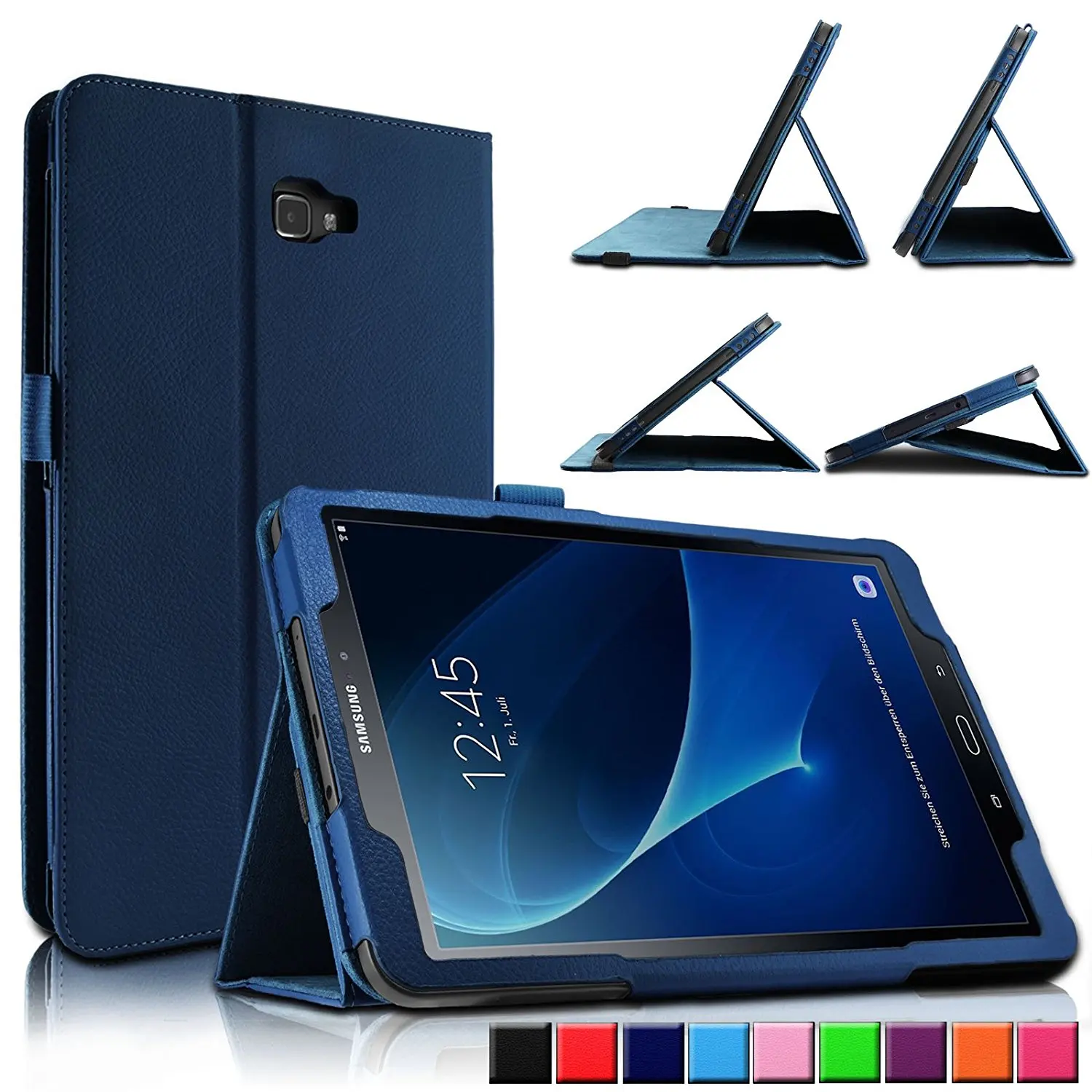 Для samsung Galaxy Tab A6 10,1 дюймов() T580 T585 чехол из искусственной кожи чехол подставка умный чехол для samsung Galaxy Tab A6 10,1 чехол