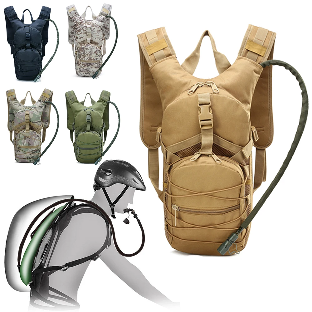 

New Water Bag Backpacks Men Military Tactical Breathable Hydration Sports Waterproof Marathon Running Vest Trekking Rucksack D20