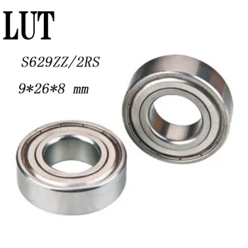 

High quality S629ZZ S629 2RS 10pcs metal Sealed Miniature Bearing free shipping S629ZZ 9*26*8mm deep groove bearing