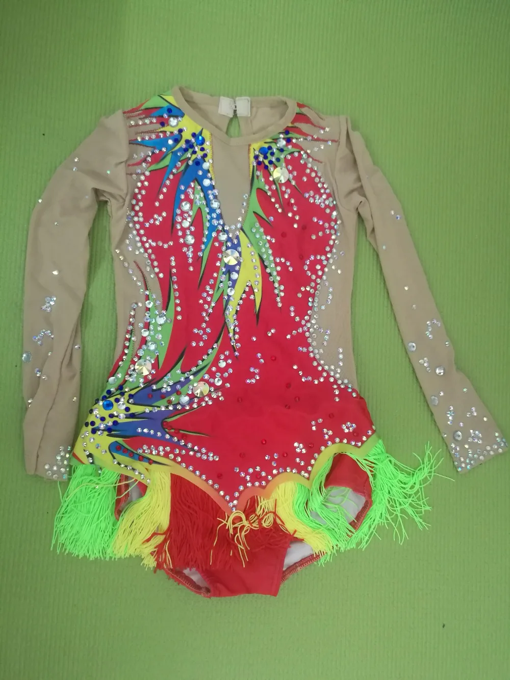 المهنية أطفال/الكبار المشجع موحدة الصبي/فتاة الجمباز الفني المنافسة موحدة يوتار حجم مخصص