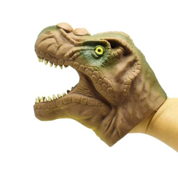 Бесплатная доставка 1xNEW Cool TPR vinstyle safety fright Dinosaur bite giggle игрушка для развлечения