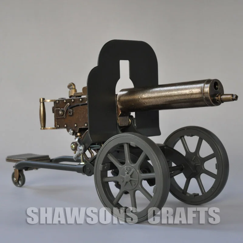 

Diecast Metal Military Model Toys 9" Maxim Gun Miniature Replica Collection Butane Lighter