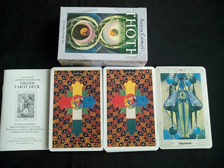 78 шт./компл. английские карты Aleister Crowley toth Tarot портативная настольная игра набор