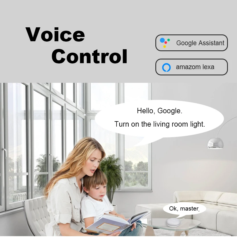Сенсорный настенный сенсорный выключатель для ЕС, Великобритании, Wi-Fi, 1, 2, 3, 4 банды, 2 способа, беспроводной дистанционный светильник, релейное приложение, управление, работа с Alexa Google Home