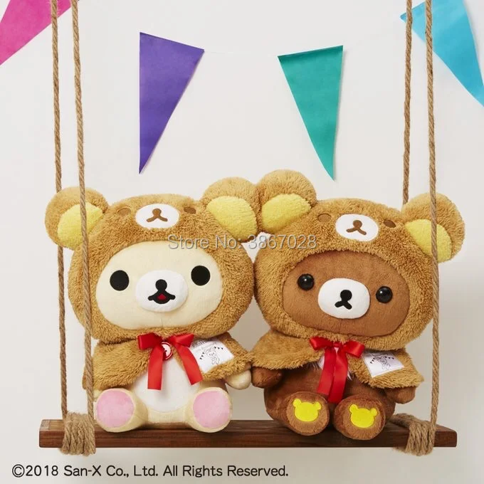 15-летие Chairoi Koguma и Korilakkuma Prize C Ichiban Kuji плюшевые игрушки Япония котенок мягкая игрушка Дети Детские подарки