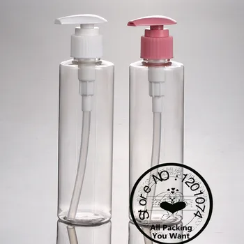 

200ml clear PET bottle with heart shape plastic pump.for lotion/hand wash/Shampoo/moisturizer/facial water PET container