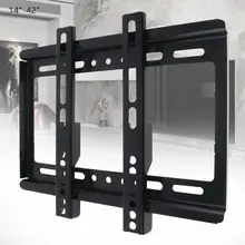 Universal 25KG TV Wall Mount Bracket Flat Panel TV Frame Mounts with Gradienter for 14 - 42 Inch LCD LED Monitor Flat Panel Universal 25KG TV Wall Mount Bracket Flat Panel TV Frame Mounts with Gradienter for 14 - 42 Inch LCD LED Monitor Flat Panel