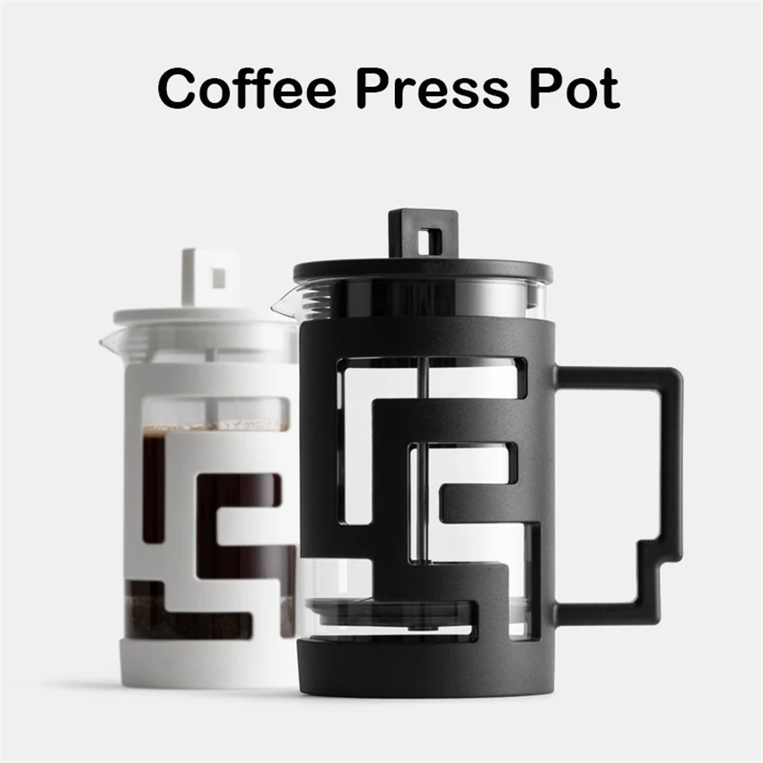 

Hot Sale Portable Manual French Presses Pot Coffee Maker Filter Pot Household Coffee Machine Coffee Pot Cafe Accessory