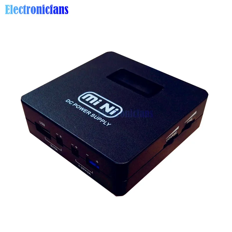 

Black Mini LCD DC Power Supply USB Step Down Converter With LED Display Adjustable Power Supply For Raspberry Pi for Arduino