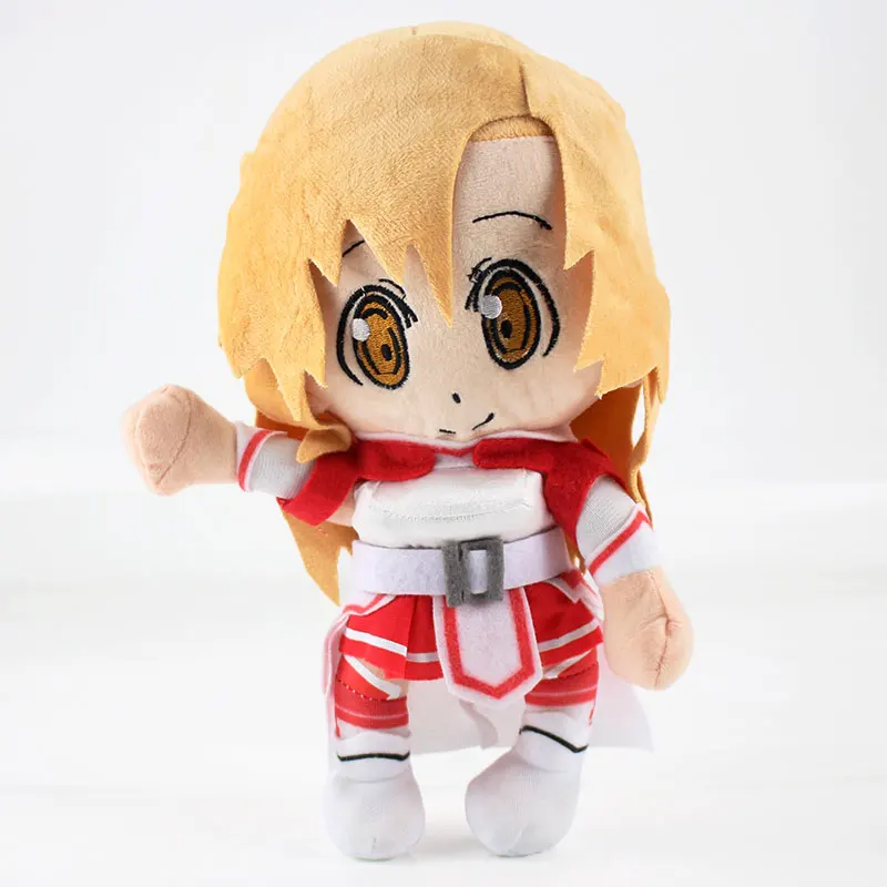 Меч искусство онлайн плюшевые игрушки Kirigaya Kazuto Kirito Yuuki Asuna аниме SAO мягкие куклы