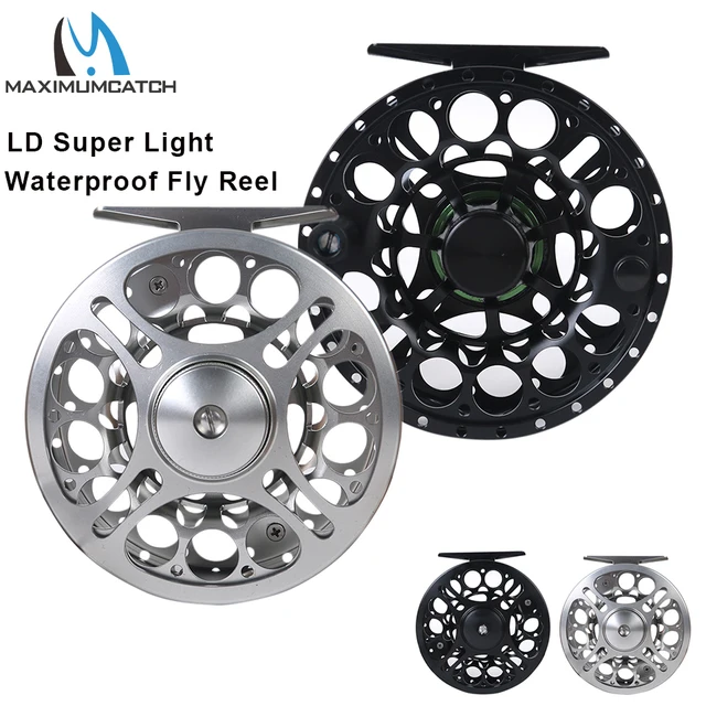 Cheap Maximumcatch 2-8WT Super Light Waterproof Fly Fishing Reel CNC Machined Cut Aluminum Large Arbor Fly Reel with Reel Bag Cheap Maximumcatch 2-8WT Super Light Waterproof Fly Fishing Reel CNC Machined Cut Aluminum Large Arbor Fly Reel with Reel Bag
